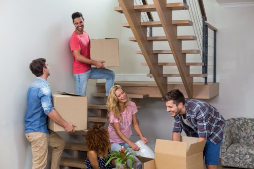 Removal team working with residential moving in Chelsea