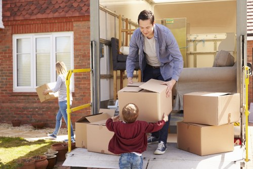 Moving truck service for Chelsea streets with residential properties