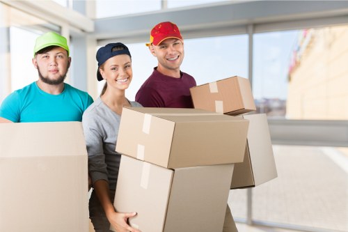 House removalists loading furniture for a local Chelsea home move