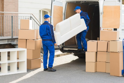 Chelsea Removals team working with insured and safe moving practices