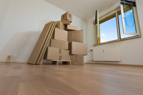 Packing and loading furniture for a Chelsea apartment relocation