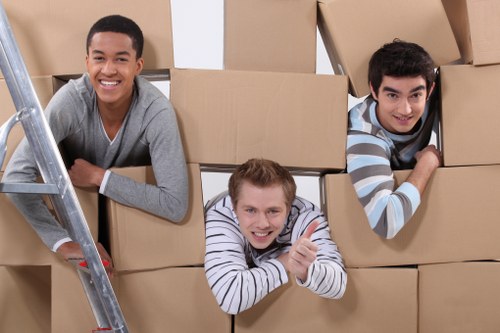 Packing and loading items into a van for Chelsea customers