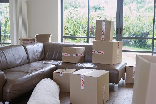 Reusable furniture and recycling bins prepared for sustainable removals
